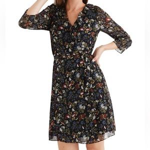 Madewell Ruffle Wrap Dress